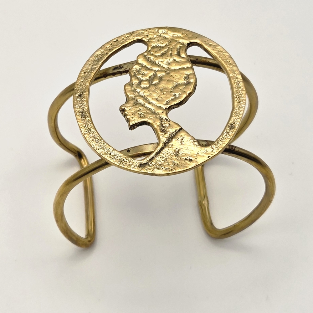 Gold Silhouette Cuff Bracelet